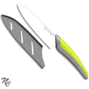 Coffret couteau santoku, lame céramique 15 cm