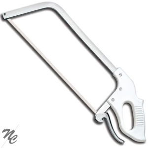 Scie de boucher professionnelle américaine, démontable inox 63 cm 