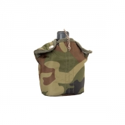 Gourde alu 1L avec housse camouflée